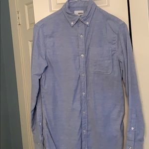 Sonoma Classic lt blue button down shirt- size S
